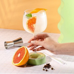 Taça de Gin Tônica Grande Acrilico Transparente 600ml Ou