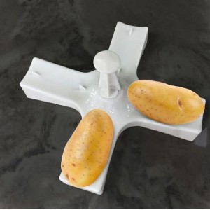 Bandeja de Microondas Para Cozinhar Batata 18,5cm