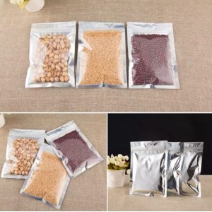 Embalagem para Alimentos Hermético Zip Lock Kit com 4 Sacos