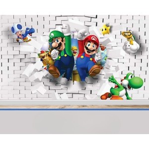 Painel de Parede Personalizado Autocolante 3D Para Quarto Impermável M²