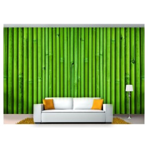 Papel de Parede Adesivo de PVC Bambu, Autocolante