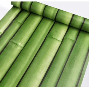 Papel de Parede Adesivo de PVC Bambu, Autocolante
