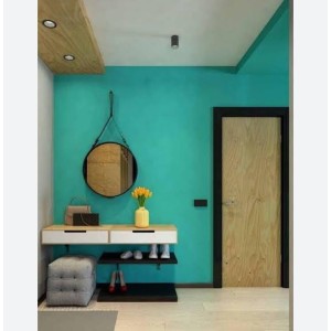 Papel de Parede Adesivo de PVC ciano, Autocolante